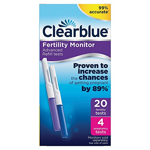 Clearblue 20 recambio pruebas de fertilidad y 4 pruebas de embarazo