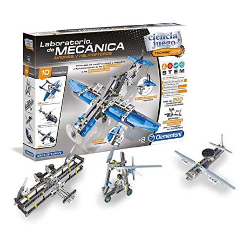 Clementoni - Laboratorio de mecánica, Aviones y helicópteros (55160.6)