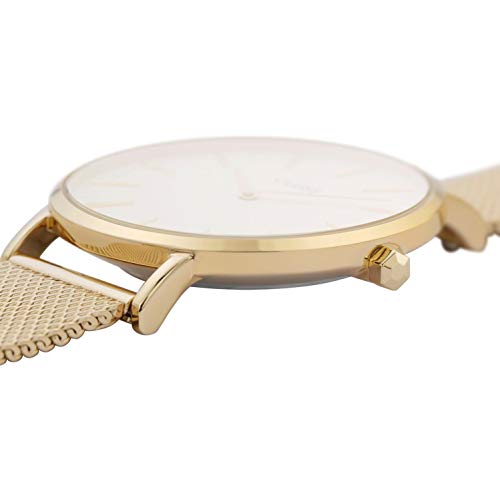 CLUSE Reloj Analógico para Mujer de Cuarzo con Correa en Acero Inoxidable CW0101201009