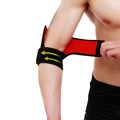 Codera ajustable antebrazo Guardia ,Soporte para Codo,Protector de codo Seguridad Alivio Del Dolor para tenis golfista alivio del dolor tendinitis con almohadillas de compresión (Mano izquierda)