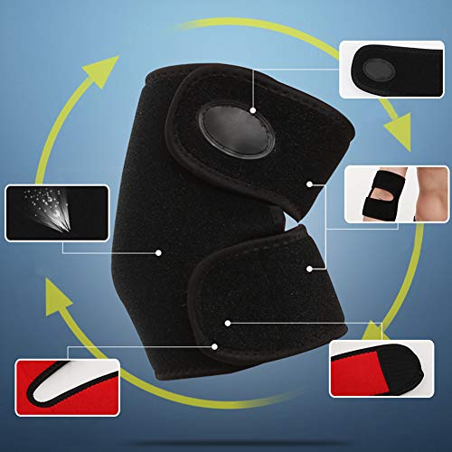 Codera ajustable antebrazo Guardia ,Soporte para Codo,Protector de codo Seguridad Alivio Del Dolor para tenis golfista alivio del dolor tendinitis con almohadillas de compresión (Mano izquierda)