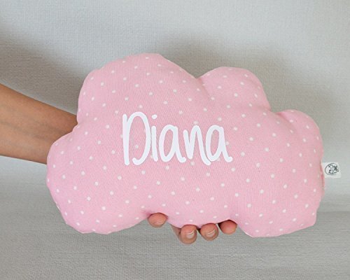 Cojín nube para bebé personalizado. *Novedad: Puedes añadir una casa personalizada, es el envoltorio perfecto para presentar de una manera original un regalo a un recién nacido.