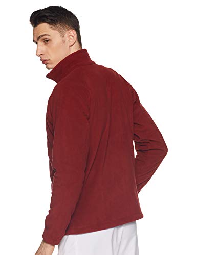 Columbia 1420421, Chaqueta Forro Polar Hombre, Rojo (Red Jasper, Dark Mountain), L