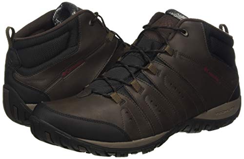 Columbia Peakfreak Nomad Chukka WP Omni-Heat Zapatos hombre , Marrón(Cordovan, Garnet Red), 45 EU