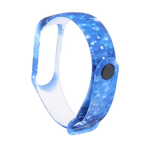 Compatible con Xiaomi Mi Band 4 Pulsera de Silicona de reemplazo de Pulsera ，riou Pulseras de Recambio Brazalete Extensibles Correa de Muñeca de Banda de Repuesto