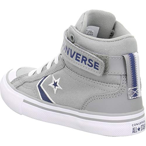 CONVERSE Pro Blaze Strap Textile Distort Zapatillas Moda Garcons Gris - 37 - Zapatillas Altas