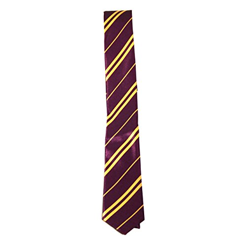 Corbata de colegio para disfraz de niños y adultos, color morado