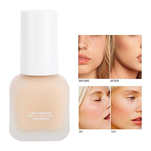 Corrector de poros para hacer la piel más tierna, Corrector de poros Base de maquillaje Impermeable Control de aceite Maquillaje líquido BB Cream(30ml naturales)