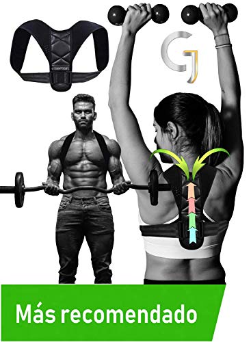 Corrector de Postura Recta Hombro, Correccion Enderezar Espalda, Protector Inmovilizador Clavicula, Reduccion Dolor Cuello para Hombre y Mujer Ejercicio Fitness Gimnasio 