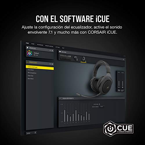 Corsair HS70 PRO Wireless Auriculares para juegos HS70 PRO WIRELESS, Color Crema (EU)