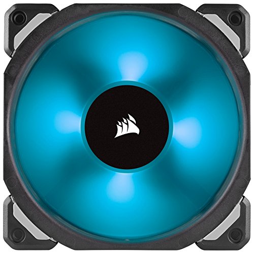 Corsair ML120 Pro - Ventilador de levitación magnética, 120 mm premium, con LED RGB, paquete sencillo (CO-9050075-WW)