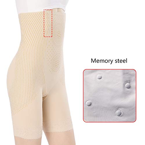 Corsé La Mujer sección Ligera Postnatal de plástico de la Cintura Cadera Pierde Peso Quema de Grasas No Trace Entrenador Abdomen XMJ (Color : Skin Tone, Size : 3XL)