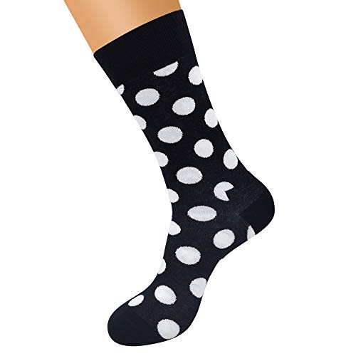 COZOCO Calcetines De Algodón Casuales Lindos 3d Impresión De Dulces Medias Medias Calcetines Calcetines Deportivos (una talla, negro)