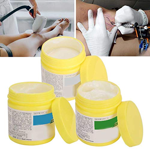 Crema adormecedora tópica, crema adormecedora para tatuajes, crema para aliviar el dolor, crema anestésica, crema perforadora, perforación para depilación corporal, suministros (Verde 19.8%)