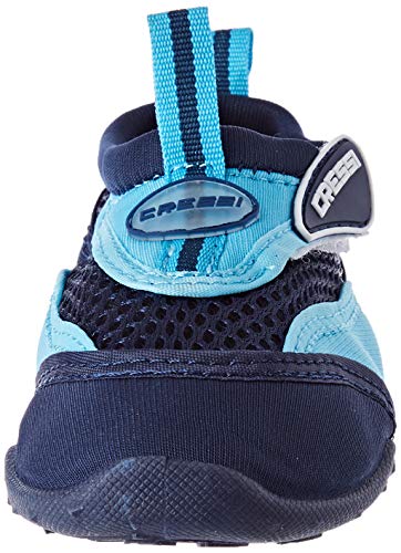 Cressi Coral Jr Zapatillas Chanclas, Unisex niños, Bleu/Azul Claro, 25