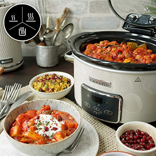 Olla de cocción lenta  Crock-Pot CSC059X, 200 W, 3.5 l, Controles