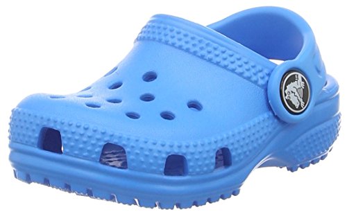 Crocs Classic Clog Kids Roomy fit Zuecos Unisex niños, Azul (Ocean), 27/28 EU