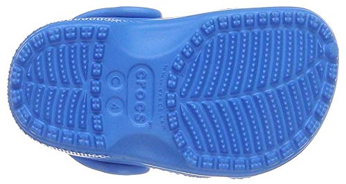 Crocs Classic Clog Kids Roomy fit Zuecos Unisex niños, Azul (Ocean), 27/28 EU