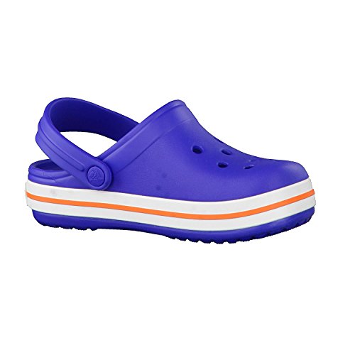 Crocs Crocband Clog K, Zuecos con Correa Trasera Unisex-Bambini, BLU (Cerulean Blue), 27/28 EU