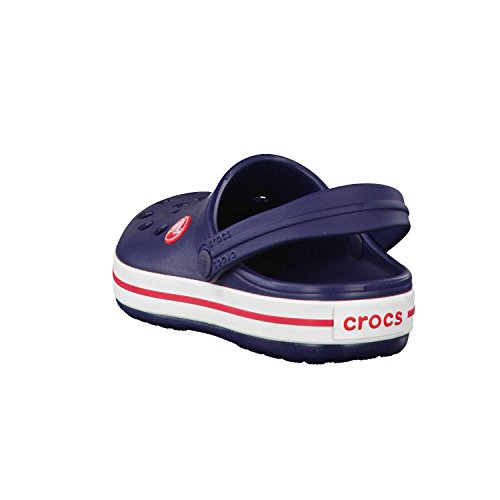 Crocs Crocband Clog K, Zuecos con Correa Unisex-Bambini, BLU (Navy/Red), 29/30 EU