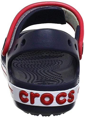 Crocs Crocband Sandal Kids, Sandalias Unisex Niños, Azul (Navy/Red), 28/29 EU