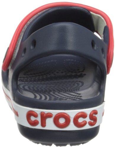 Crocs Crocband Sandal Kids, Sandalias Unisex Niños, Azul (Navy/Red), 28/29 EU