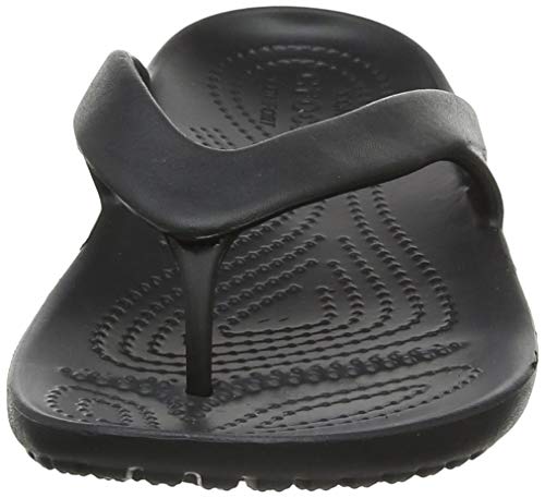 Crocs Kadee II Flip Women, Chanclas para Mujer, Negro (Black), 38/39 EU