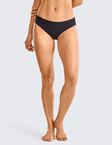 CRZ YOGA Mujer Bikini Brasileno Playa Traje De Sexy Baño Bikinis Bottoms con Cordón Negro 46