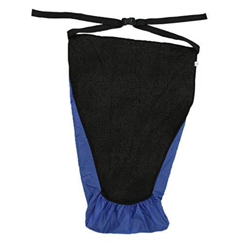 CUTICATE Cubierta De Manta Del Calentador Para Silla De Ruedas A Prueba De Viento, Manta Para Silla De Ruedas, Pierna Cálida De Invierno, Parte Posterior Del P - Azul S