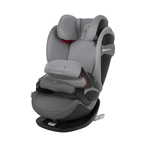 Cybex Gold Pallas S-Fix - Silla de coche 2 en 1  para coches con y sin Isofix, Grupo 1/2/3 (9-36 kg), Desde los 9 meses hasta los 12 años aprox., Colección Color 2018, Gris (Manhattan Grey)