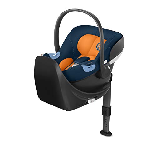 Cybex Gold - Portabebé Aton M, en contra de la marcha, incluye reductor para recién nacido, desde el nacimiento hasta aprox. 18 meses, max. 13 kg, urban black