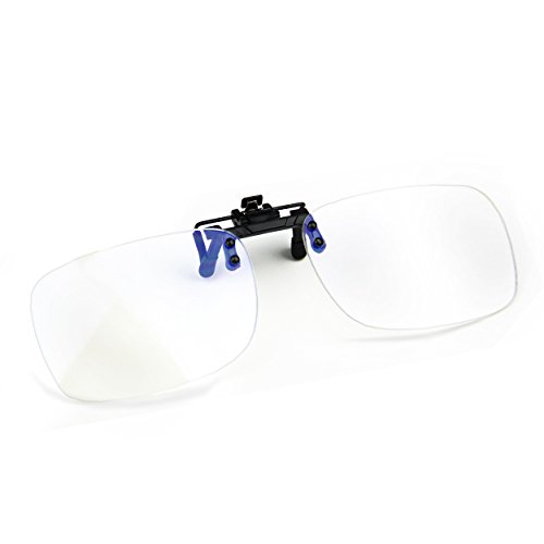 Cyxus [transparente lente filtro de luz azul gafas Clip en la computadora gafas Unisexo（Hombres/Mujeres