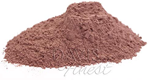 Davis Finest Polvo de pétalos de rosa para cabello y piel, minimizador de poros, aligeramiento de la piel, aclarado, endurecedor, hidratante, antienvejecimiento, máscara facial vegana con manchas 100g