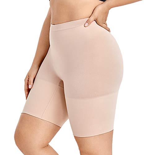 DELIMIRA Pantalones Moldeadores Braguitas Reductoras Adelgazantes Tallas Grandes para Mujer Beige 44