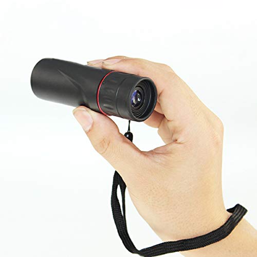 .Demason Mini Telescopio Monocular, Telescopio para Móviles, 30×25, 8X, Negro, Monocular de Día y Noche, Pórtatil(94×31mm) Uso Diario, Observación de Animales Pequeños y Flora, Regalos para Niños