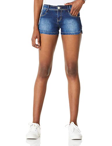 Demon&Hunter 601 Shorts Series Mujer Pantalones Vaqueros Cortos Jeans DH6002(26)