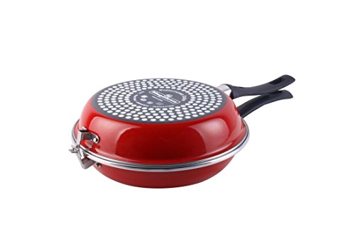 Desconocido Magefesa Praga Sartén para Tortilla, Acero, Rojo, 20_cm