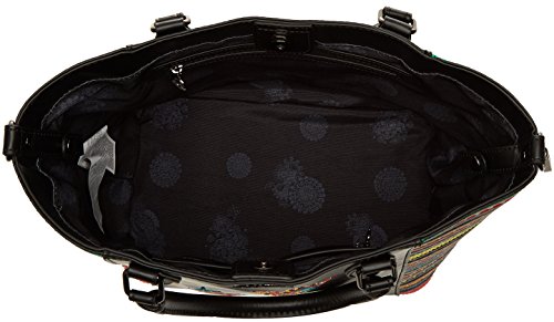 Desigual Bols_delilah Florida Mujer Bolso Negro 16.5x25.8x26.2 cm (B x H x T)