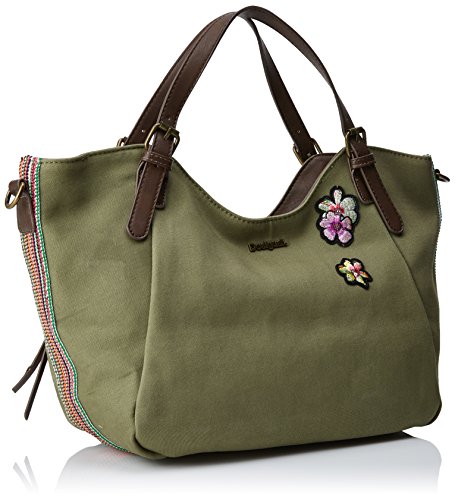 Desigual Bols_rotterdam Pinday, Bolso Mujer, Verde (Kaki),  30x15x31 cm (B x H x T)