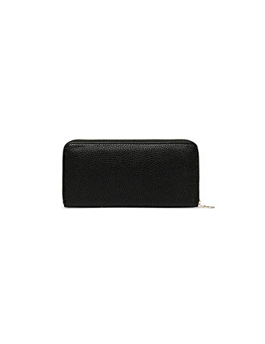 Desigual Mone Tribal Zip Around - Monedero para Mujer, Color Negro, Talla 2x9.5x19 cm (B x H x T)