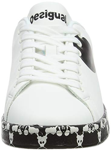 Desigual Shoes (Cosmic_Mickey), Zapatillas para Mujer, Blanco (Blanco 1000), 37 EU