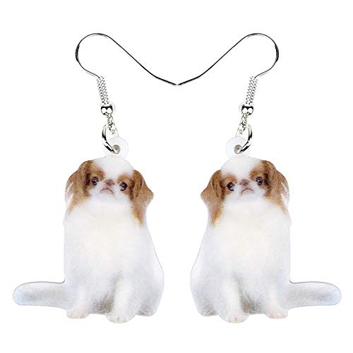 DFHTR Los Pendientes De Acrílico De La Barbilla Del Perro Cuelgan Cuelgan Grandes Joyas De Animales De Dibujos Animados Largos Para Los Pendientes De Las Mujeres Encantos De Las Niñas Regalos De Fiest