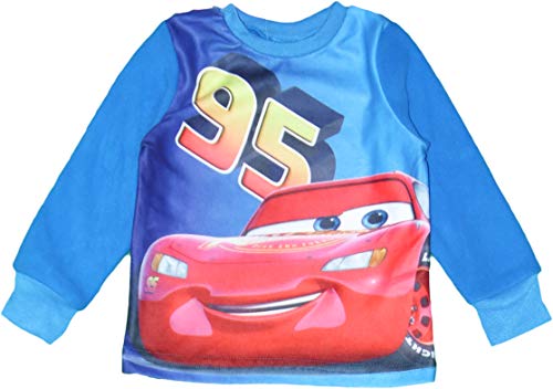 Disney Cars Juego de pijamas de forro polar para niños Azul azul 6 años