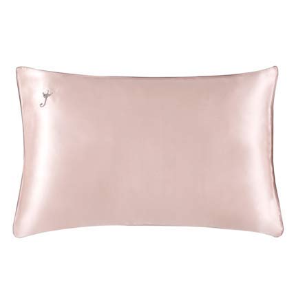 DNDN Seda Almohada para el Cabello y la Piel, Puro Mulberry Natural Satinado Almohada Shams Anti acné Fundas Ambos Lados de Seda Cubierta de Almohadas, Queen Size (Paquete de 2)