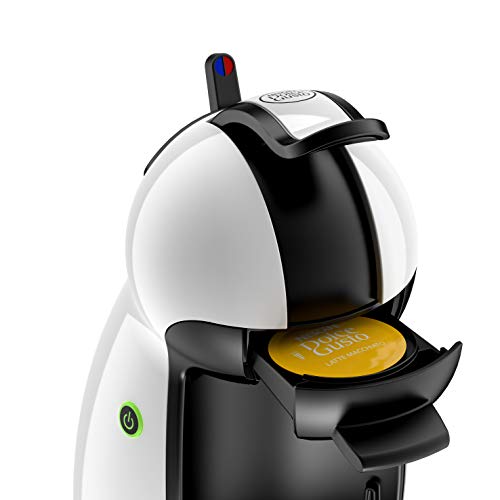 Dolce Gusto Piccolo EDG100 Cafetera de cápsulas, 1460 W, 0.6 litros, acero inoxidable, Blanco