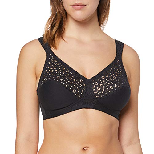 Dorina Yvonne Soutien-Gorge Maintien Sujetador sin Aros, Negro (Black V00), 95B para Mujer