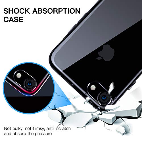 DOSMUNG Funda para iPhone SE 2020 iPhone 7/8, Ultra Fina Suave TPU Carcasa, Anti- Choques, Anti- Arañazos, Protección a Bordes y Cámara, Carcasa para iPhone 7/8/SE 2020