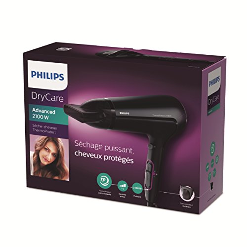 DRYER FOR HAIR PHILIPS THERMOPROTECT HP8204/10 (2100W; BLACK COLOR)