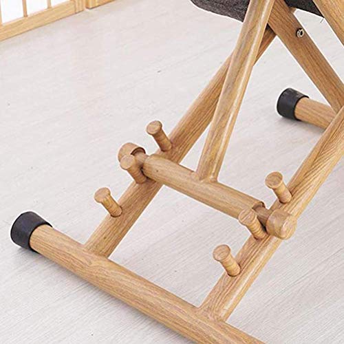 DSHUJC Silla ergonómica para arrodillarse, Taburete de Madera Ajustable para Las Rodillas, Asiento Corrector de Postura, Alivio del Dolor de Cuello, Alivio de la tensión de la Columna Ver