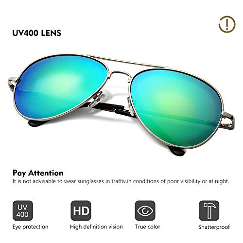 Duduma Lente Antirreflejante Completo UV400 Gafas de Sol con Diseño de Moda Retro Para Hombre y Para Mujer.